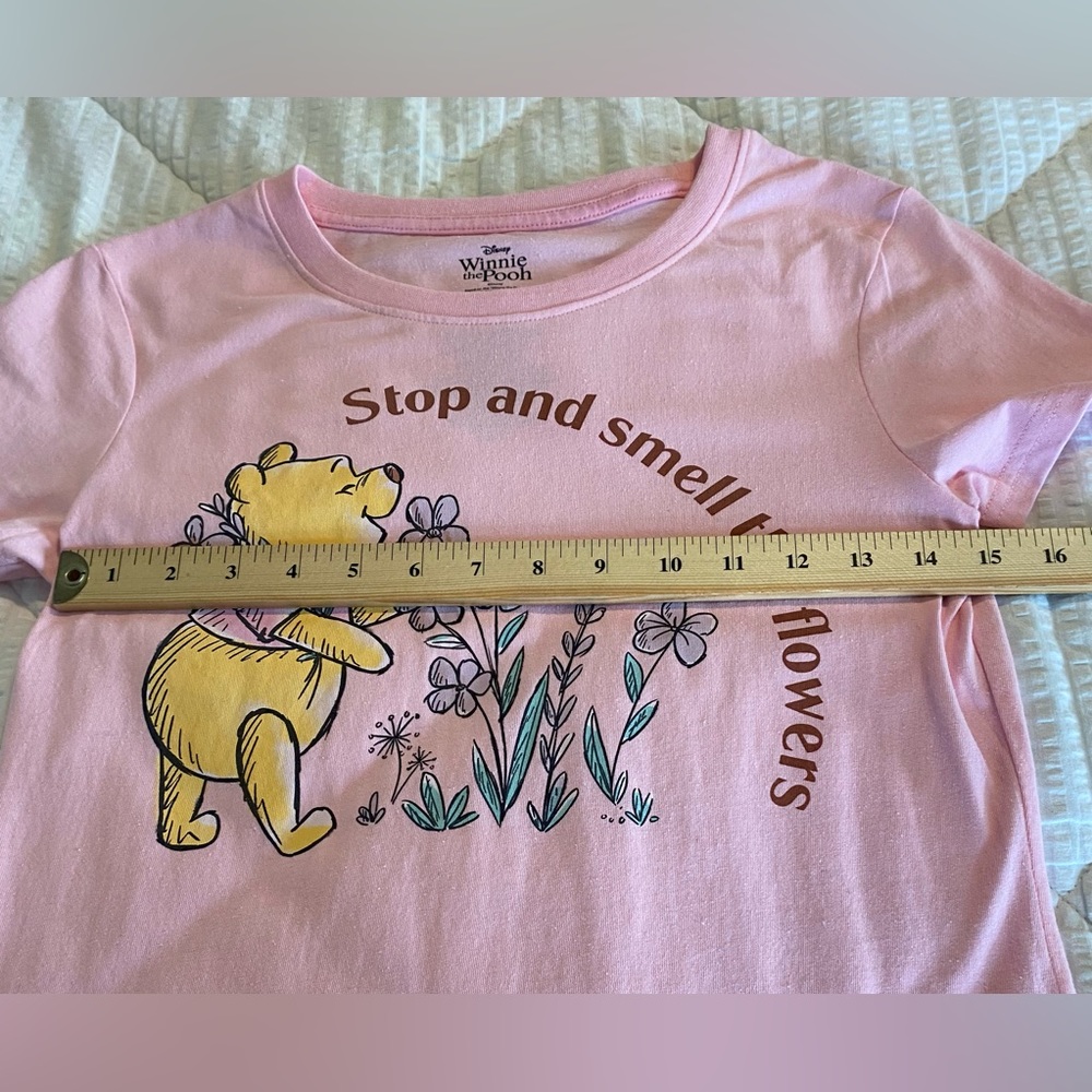 Disney Winnie the Pooh Pink T-Shirt; size: Medium - Picture 5 of 6